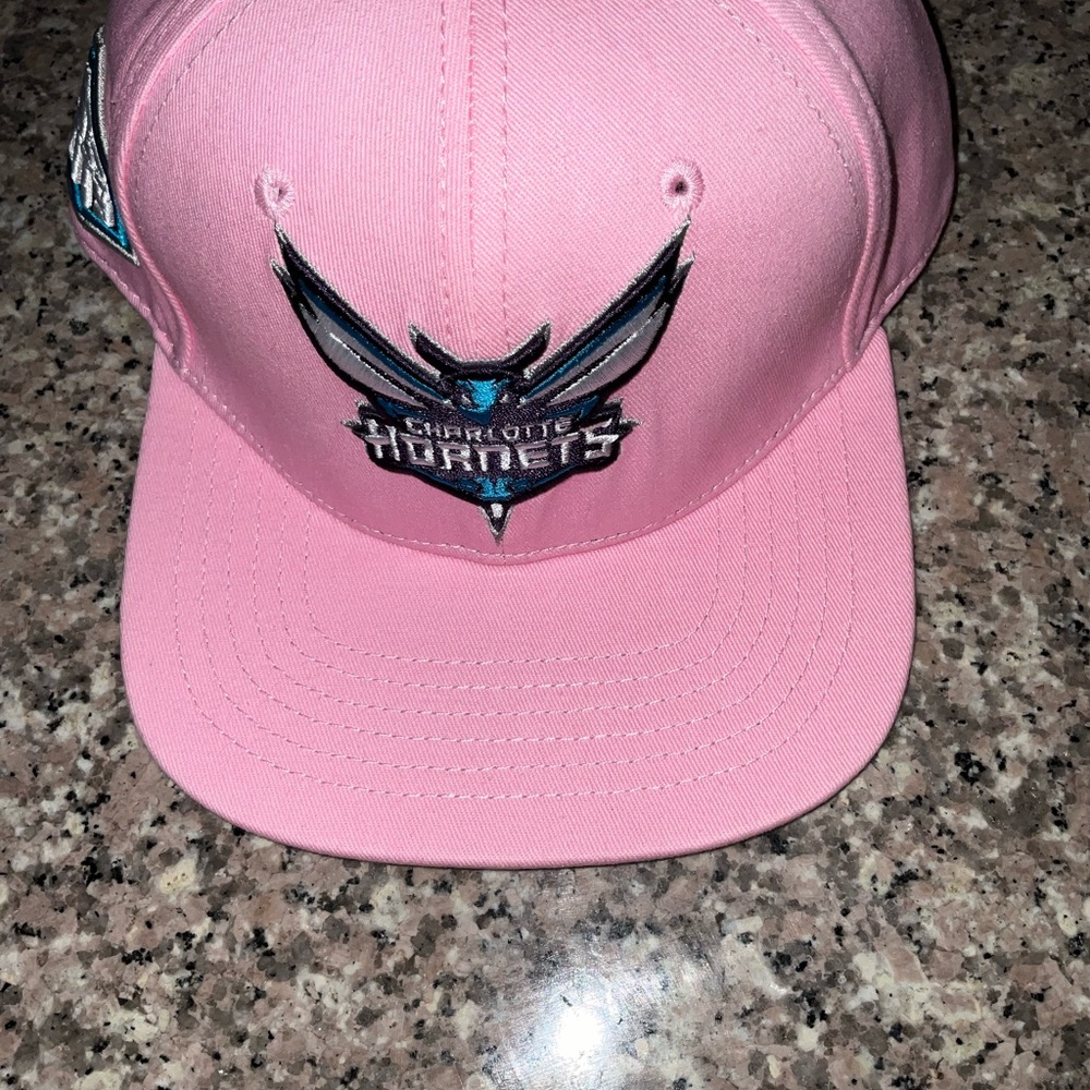 New Era Charlotte Hornets Pink Snapback Hat